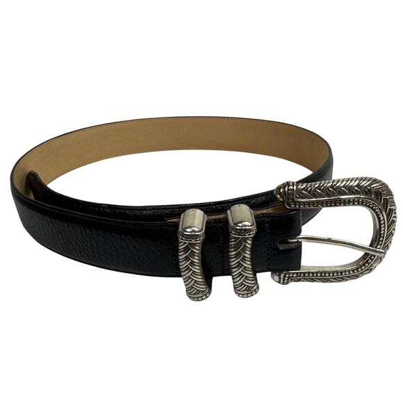Brighton Accessories - Brighton Belt Size Medium, Leather, Black, Women's